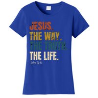 Jesus The Way The Truth The Life Bible Verse Worship Cute Gift Women's T-Shirt