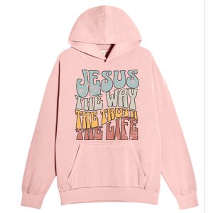 Jesus The Way Gospel Of John 14 6 Faith Urban Pullover Hoodie