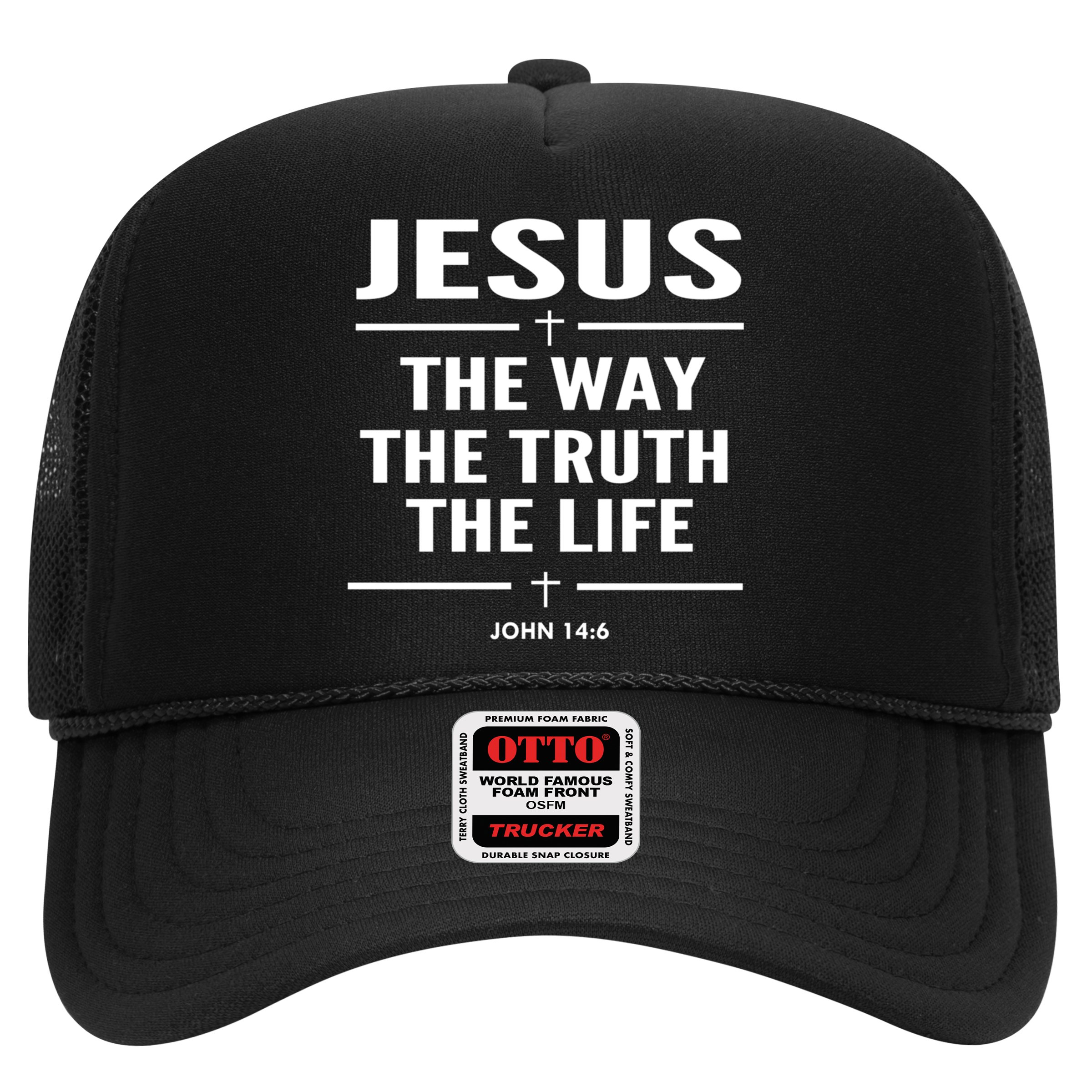 Jesus The Way The Truth The Life John 14:6 Bible Verse Gift Hat