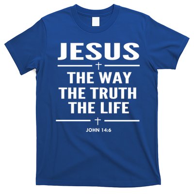 Jesus The Way The Truth The Life John 14:6 Bible Verse Gift T-Shirt