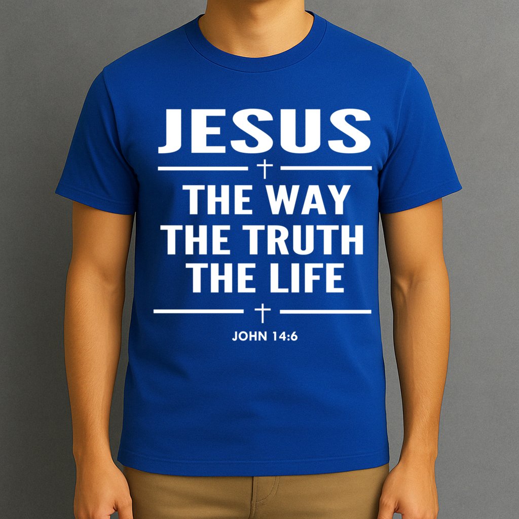Jesus The Way The Truth The Life John 14:6 Bible Verse Gift T-Shirt