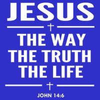 Jesus The Way The Truth The Life John 14:6 Bible Verse Gift 16 in Basic Backpack