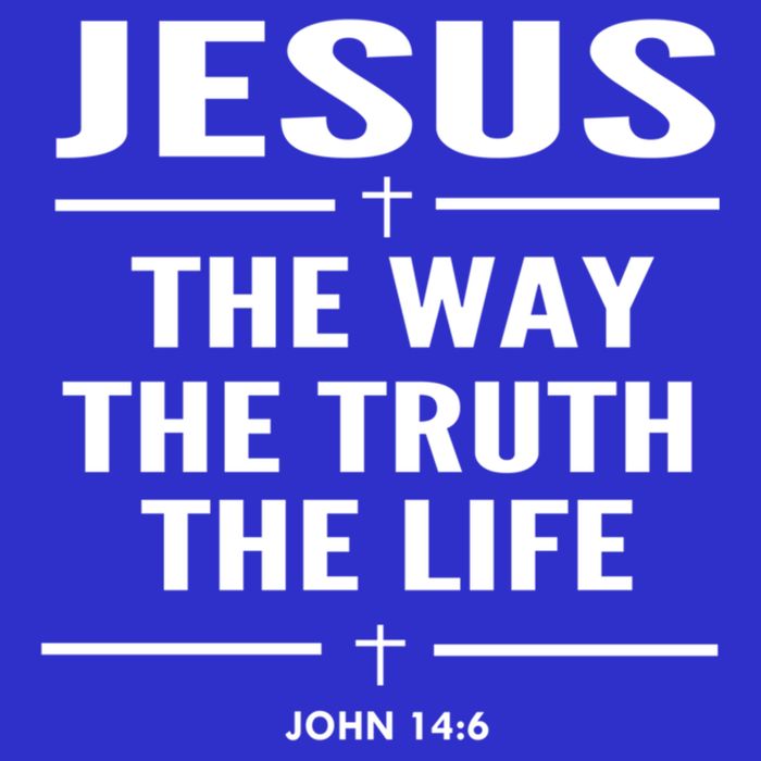 Jesus The Way The Truth The Life John 14:6 Bible Verse Gift 16 in Basic Backpack