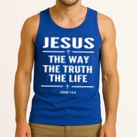 Jesus The Way The Truth The Life John 14:6 Bible Verse Gift Tank Top