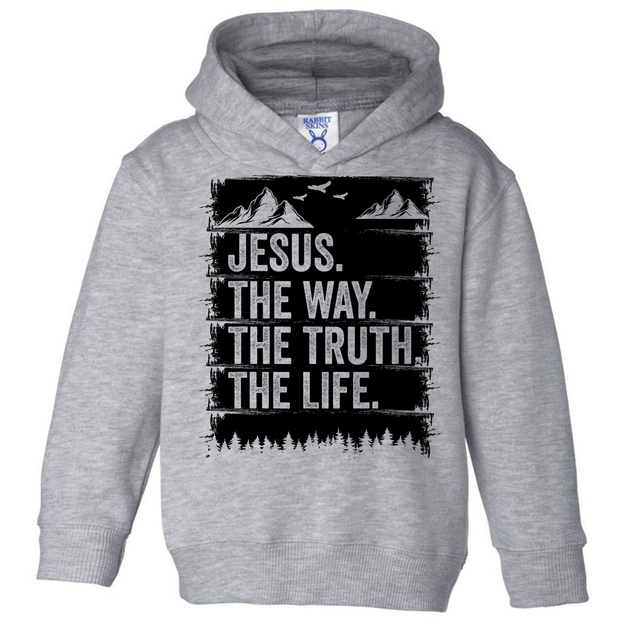 Jesus The Way Truth Life Bible Verse Christian Worship Toddler Hoodie