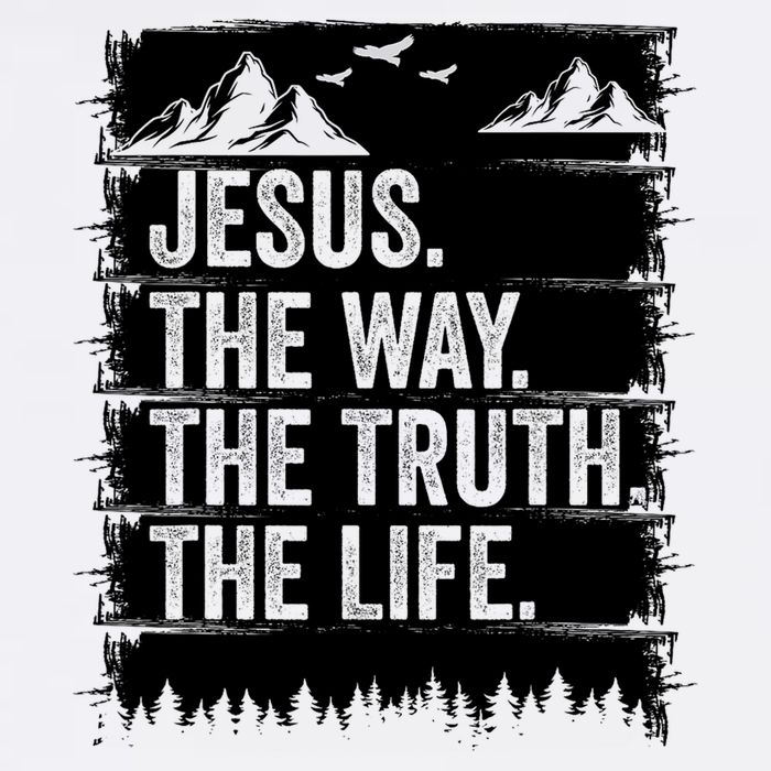 Jesus The Way Truth Life Bible Verse Christian Worship Doggie Tank