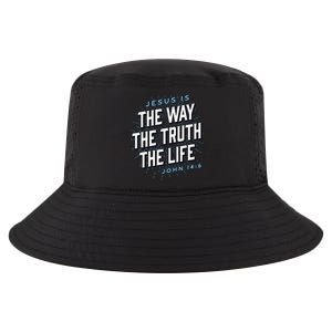 Jesus The Way Truth Life Christian John 146 Bible Verse Cool Comfort Performance Bucket Hat