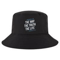 Jesus The Way Truth Life Christian John 146 Bible Verse Cool Comfort Performance Bucket Hat