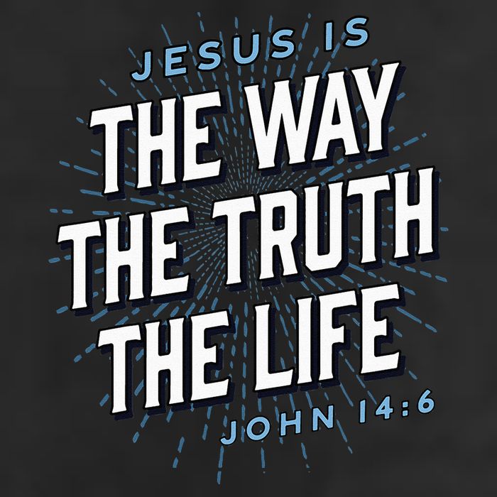 Jesus The Way Truth Life Christian John 146 Bible Verse Cool Comfort Performance Bucket Hat
