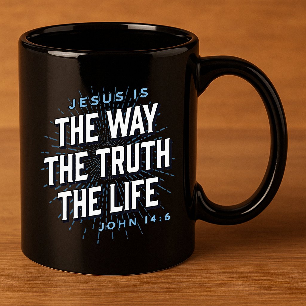 Jesus The Way Truth Life Christian John 146 Bible Verse 11oz C Handle Ceramic Mug