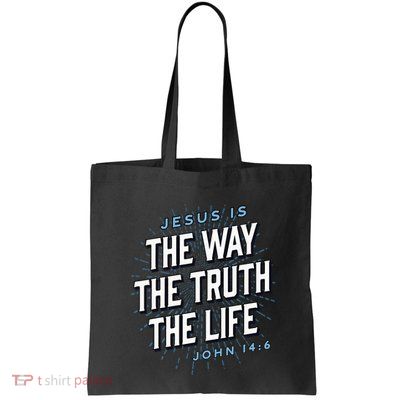 Jesus The Way Truth Life Christian John 146 Bible Verse Bag