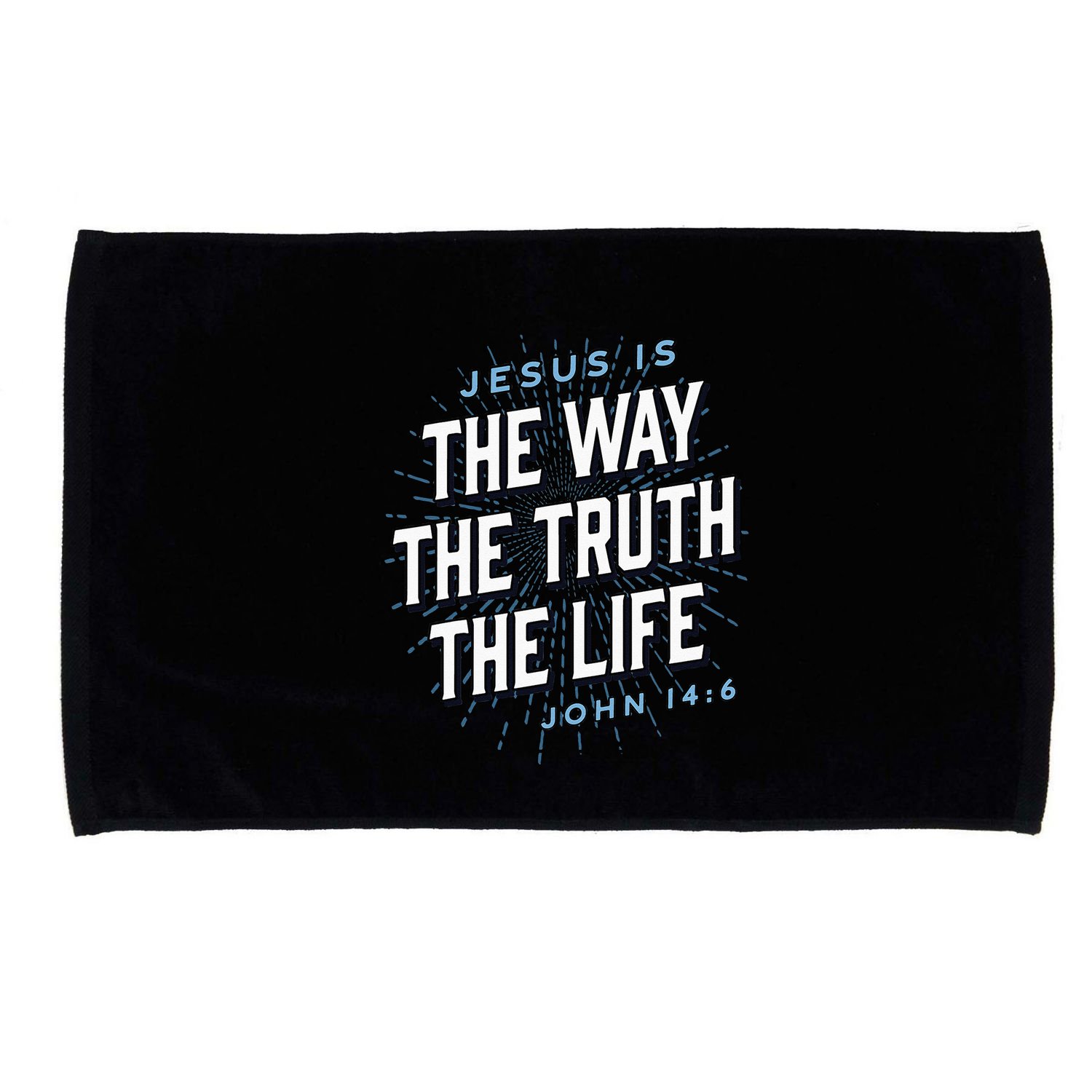 Jesus The Way Truth Life Christian John 146 Bible Verse Microfiber Hand Towel