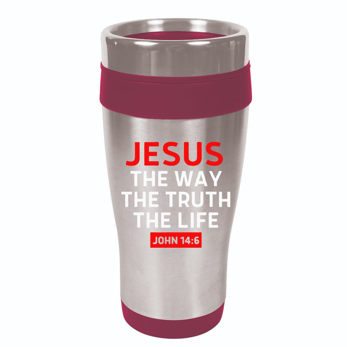 Jesus The Way Truth Life John 146 Christian Bible Verse 7 Panel Mesh Trucker Snapback Hat