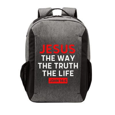 Jesus The Way Truth Life John 146 Christian Bible Verse Vector Backpack