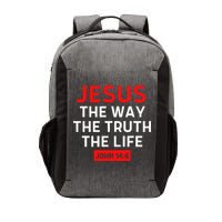 Jesus The Way Truth Life John 146 Christian Bible Verse Vector Backpack