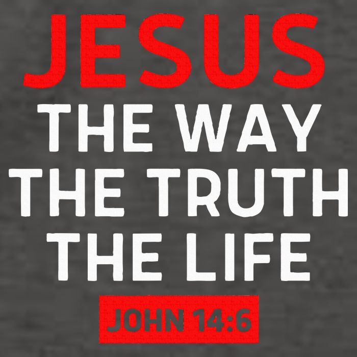 Jesus The Way Truth Life John 146 Christian Bible Verse Vector Backpack