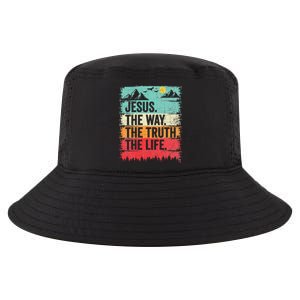 Jesus The Way Truth Life Christian Worship Cool Comfort Performance Bucket Hat