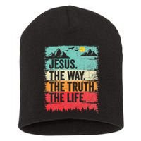 Jesus The Way Truth Life Christian Worship Short Acrylic Beanie