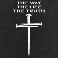 Jesus The Way Truth Life Christian Three Nails Cross 11oz C Handle Ceramic Mug