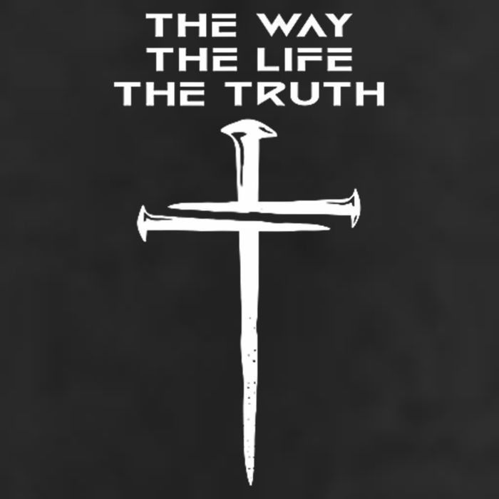 Jesus The Way Truth Life Christian Three Nails Cross 11oz C Handle Ceramic Mug