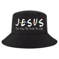 Jesus The Way The Truth The Life Christianity Cool Comfort Performance Bucket Hat