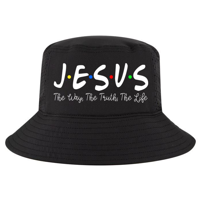 Jesus The Way The Truth The Life Christianity Cool Comfort Performance Bucket Hat