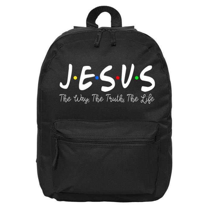 Jesus The Way The Truth The Life Christianity 16 in Basic Backpack