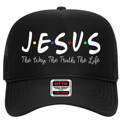 Jesus The Way The Truth The Life Christianity Trucker Hat