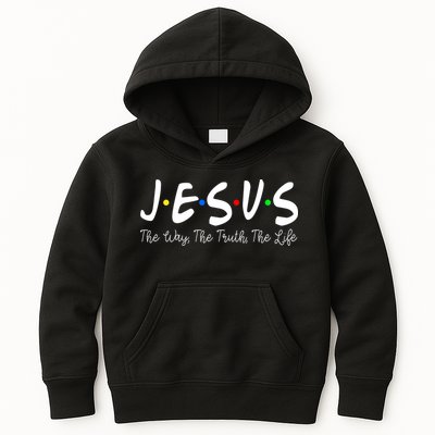Jesus The Way The Truth The Life Christianity Kids Hoodie