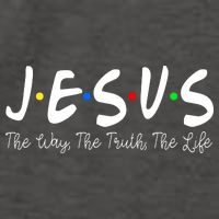 Jesus The Way The Truth The Life Christianity Vector Backpack