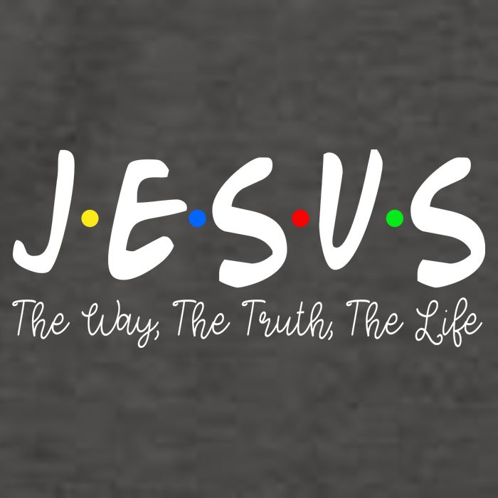 Jesus The Way The Truth The Life Christianity Vector Backpack