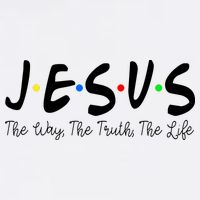 Jesus The Way The Truth The Life Christianity Garment-Dyed Sweatshirt