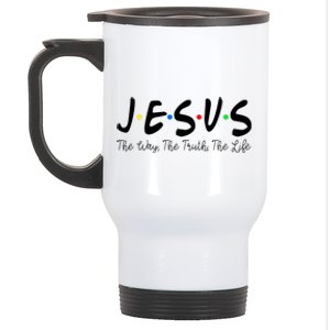 Jesus The Way The Truth The Life Christianity Stainless Steel Travel Mug