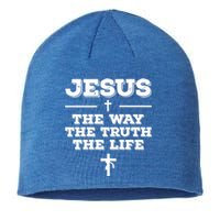 Jesus The Way The Truth The Life Christian Bible Verse Gift Sustainable Beanie