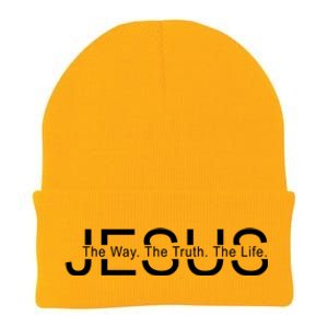 Jesus The Way The Truth The Life Knit Cap Winter Beanie