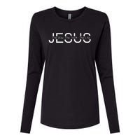 Jesus The Way The Truth The Life Womens Cotton Relaxed Long Sleeve T-Shirt