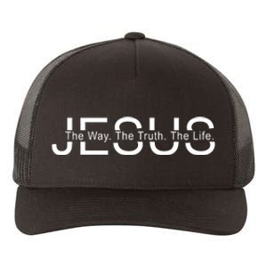 Jesus The Way The Truth The Life Yupoong Adult 5-Panel Trucker Hat