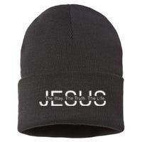 Jesus The Way The Truth The Life Sustainable Knit Beanie