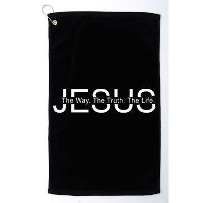 Jesus The Way The Truth The Life Golf Towel
