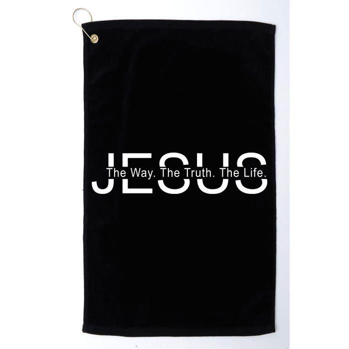 Jesus The Way The Truth The Life Golf Towel