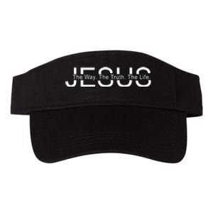 Jesus The Way The Truth The Life Valucap Bio-Washed Visor