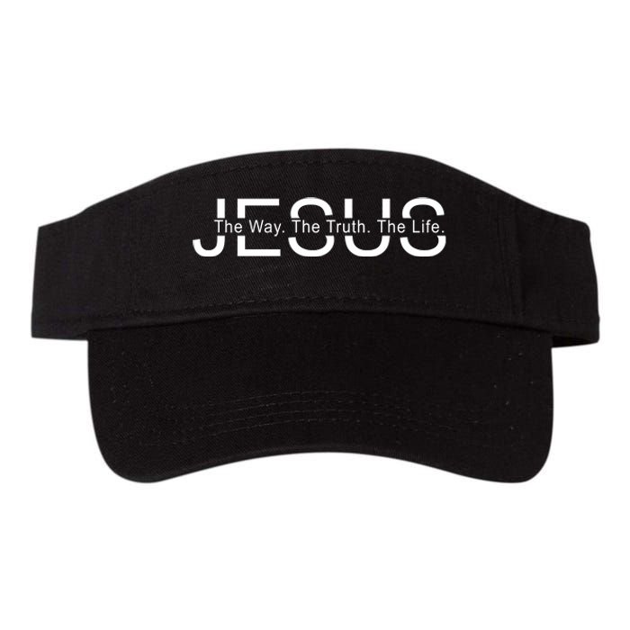 Jesus The Way The Truth The Life Valucap Bio-Washed Visor