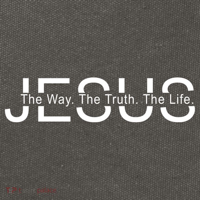 Jesus The Way The Truth The Life Cotton Canvas Backpack