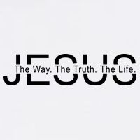 Jesus The Way The Truth The Life Garment-Dyed Sweatshirt