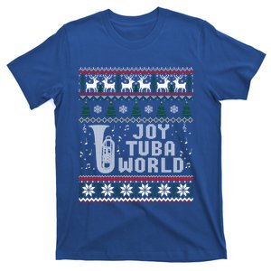 Joy Tuba World Funny Christmas Ugly Sweater Gift T-Shirt