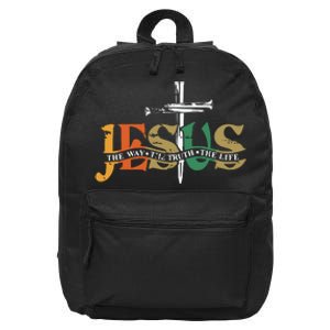 Jesus The Way The Truth The Life Christian Family Easter Day 16 in Basic Backpack