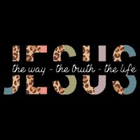Jesus The Way The Truth The Life Leopard Christian Baby Bodysuit