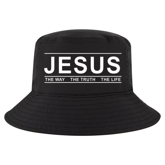 Jesus The Way The Truth The Life Jesus Christians Lover Cool Comfort Performance Bucket Hat