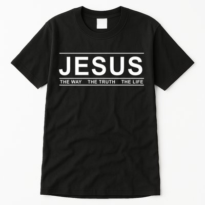 Jesus The Way The Truth The Life Jesus Christians Lover Tall T-Shirt