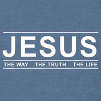 Jesus The Way The Truth The Life Jesus Christians Lover Garment-Dyed Sweatshirt